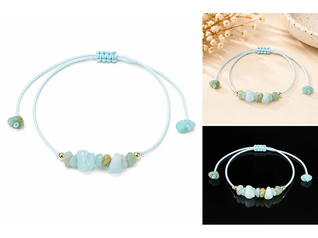 Náramek Shamballa Amazonit