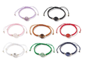 Set 8 čakrových shamballa náramků s přírodními kameny