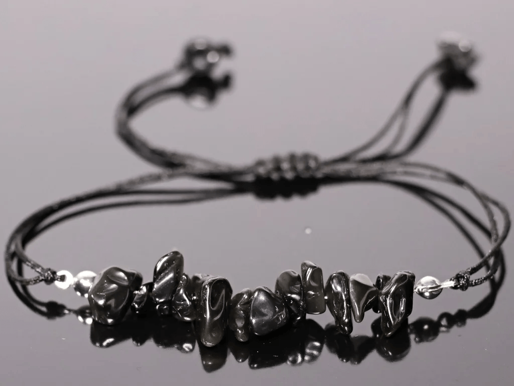 Náramek Shamballa Obsidián
